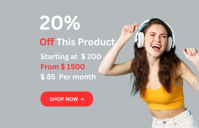 Sale Headphone Slider